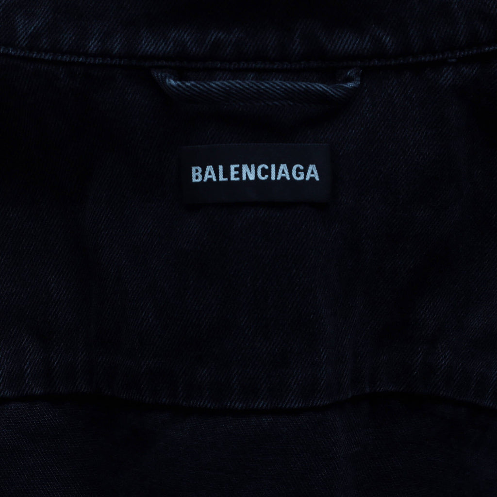Men's Logo Oversized Jacket Denim
