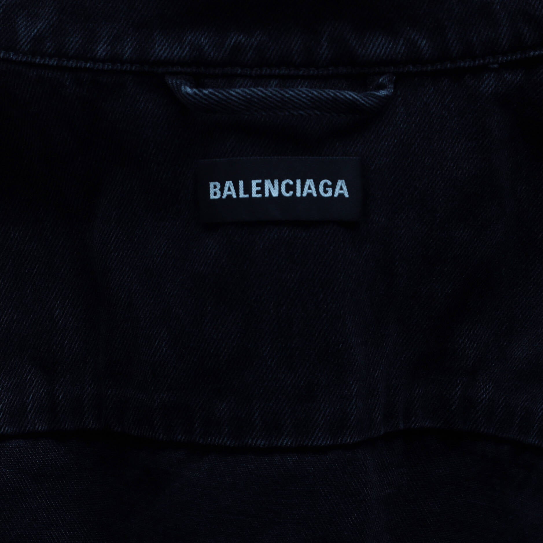 Men's Logo Oversized Jacket Denim