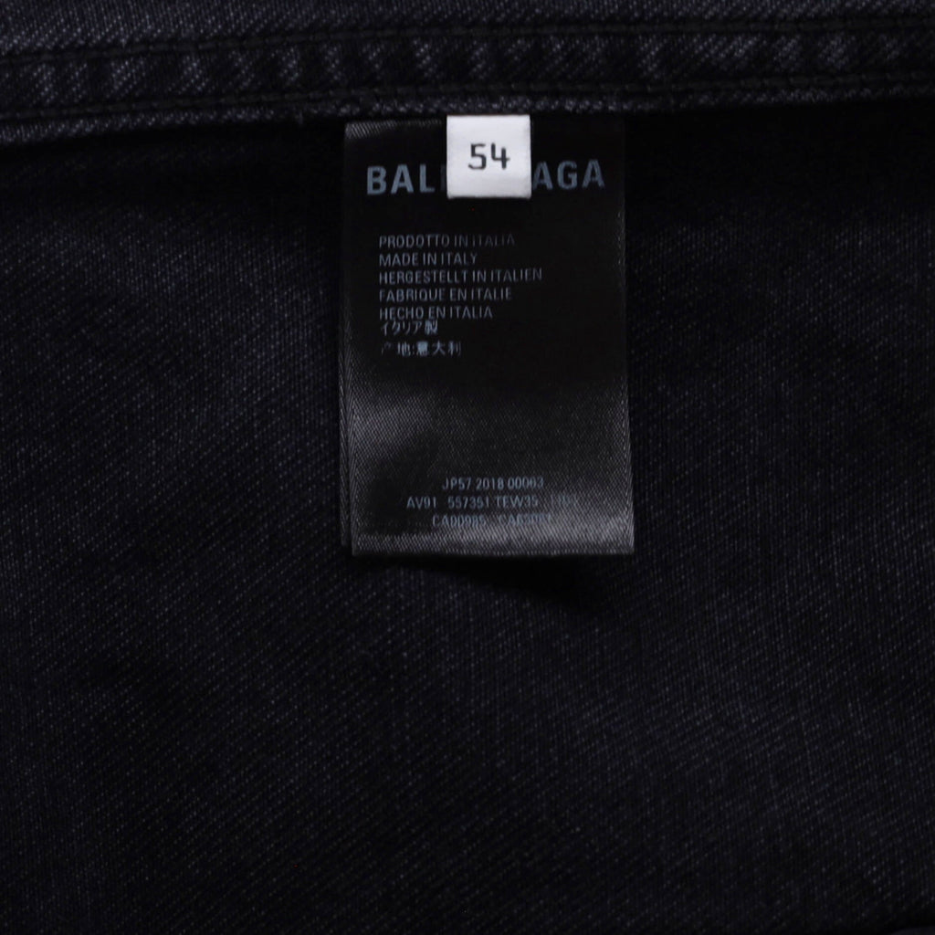 Men's Logo Oversized Jacket Denim