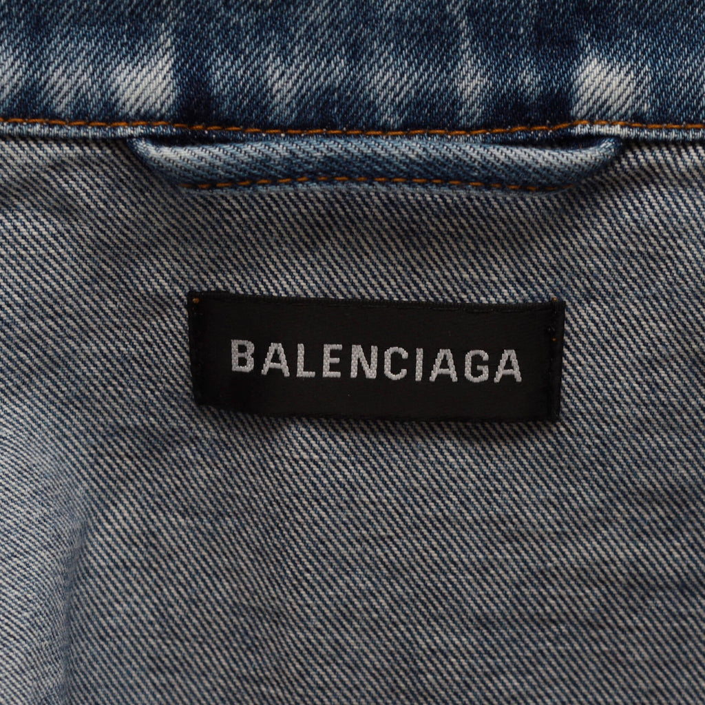 Men's Logo Oversized Jacket Denim