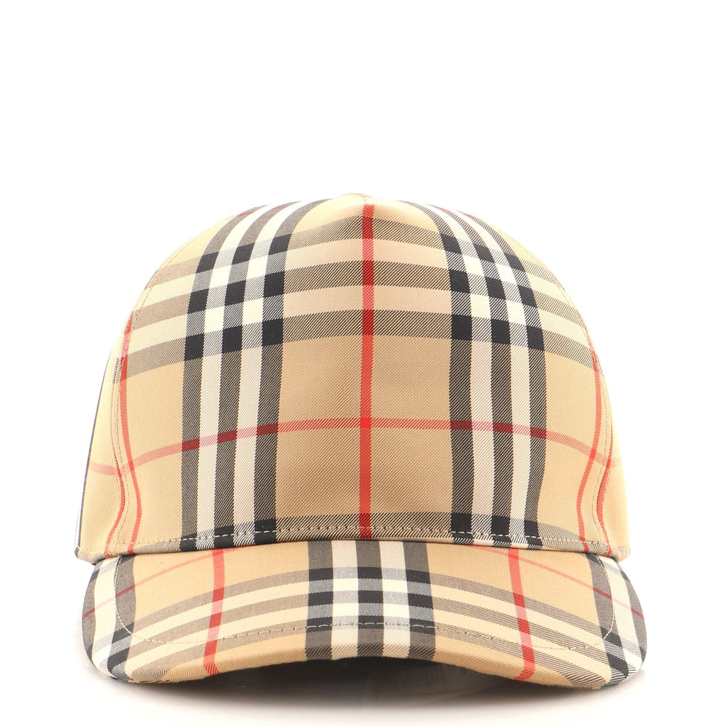 Baseball Cap Vintage Check Canvas XL