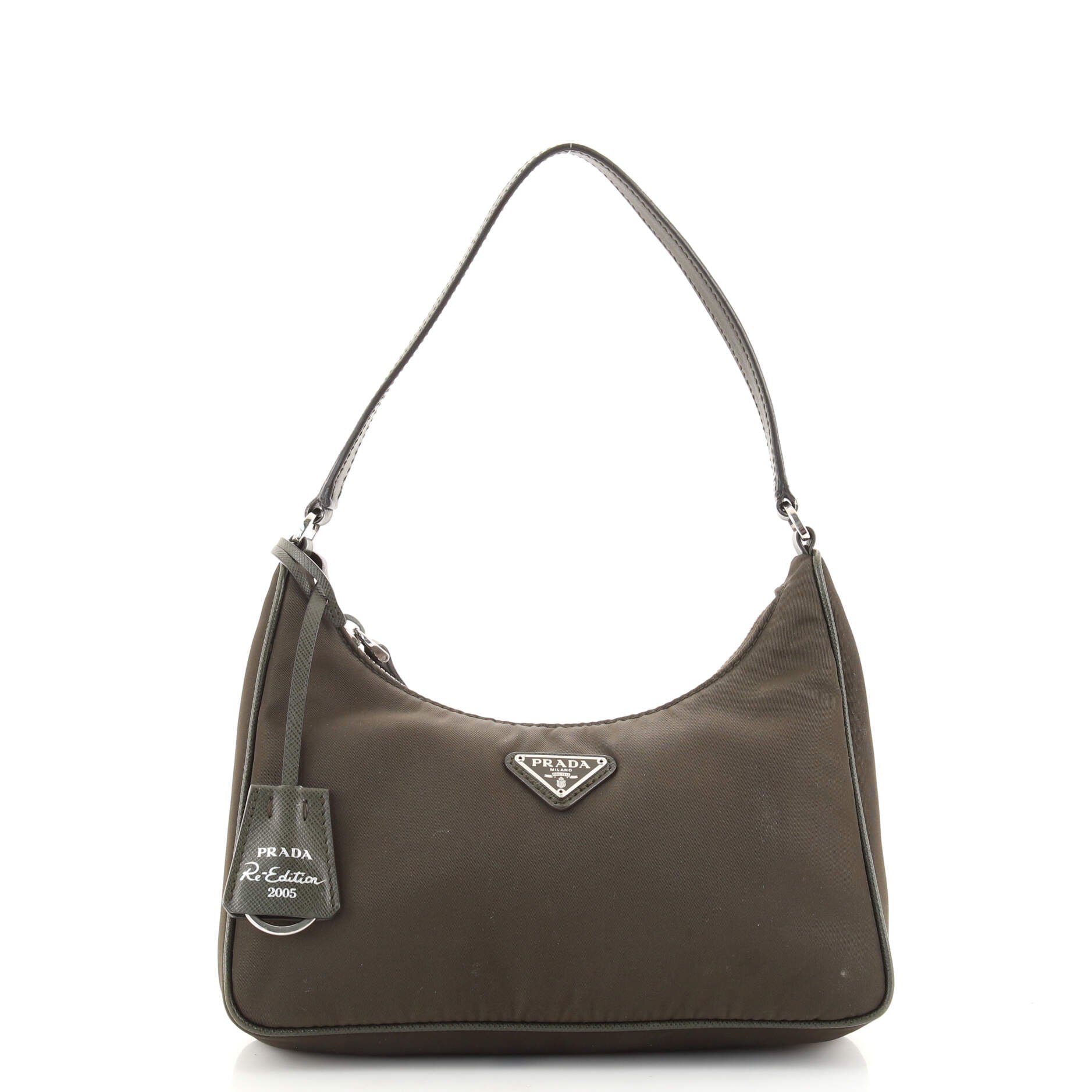 Re-Edition 2005 Hobo Tessuto with Saffiano Leather Mini