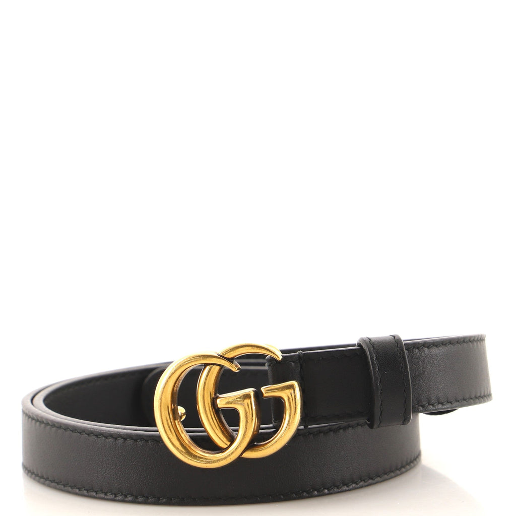 GG Marmont Belt Leather Thin 75