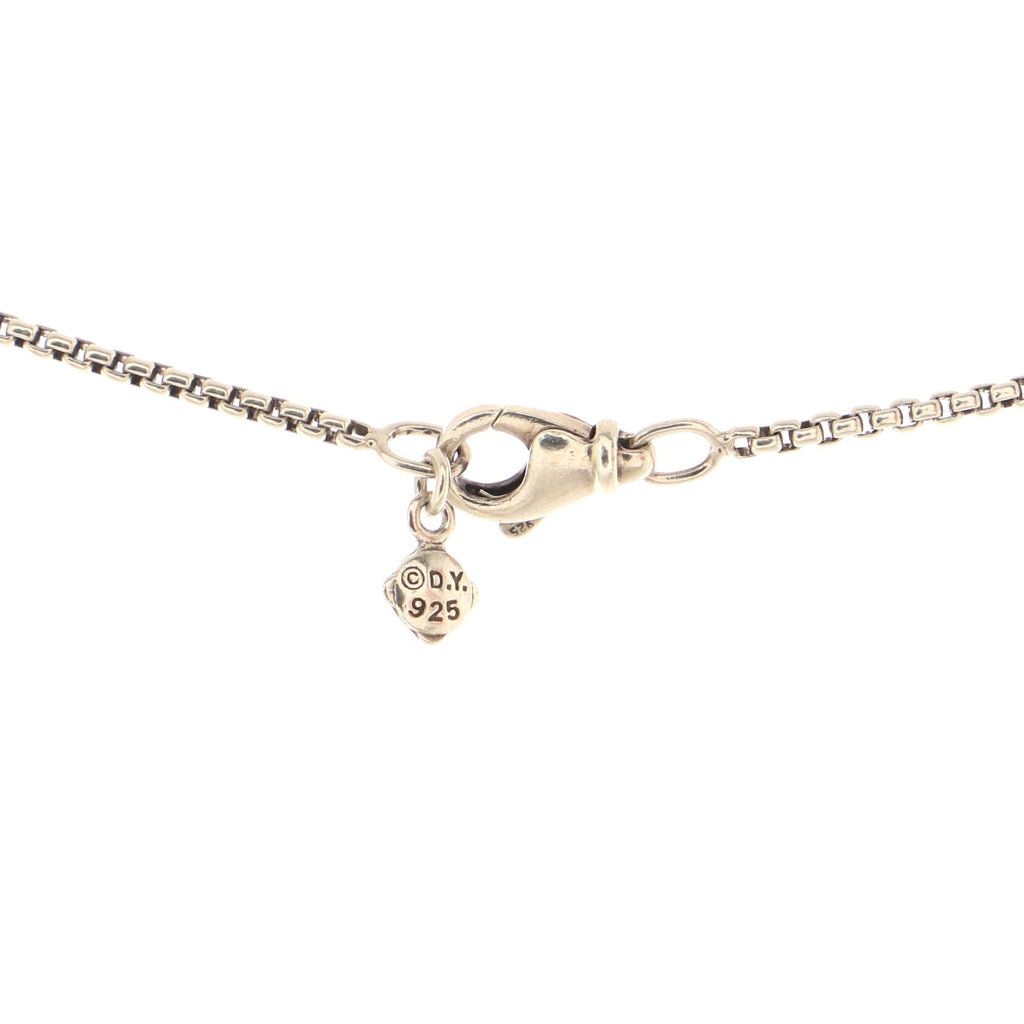 Petite Albion Pendant Necklace Sterling Silver with Morganite and Diamonds