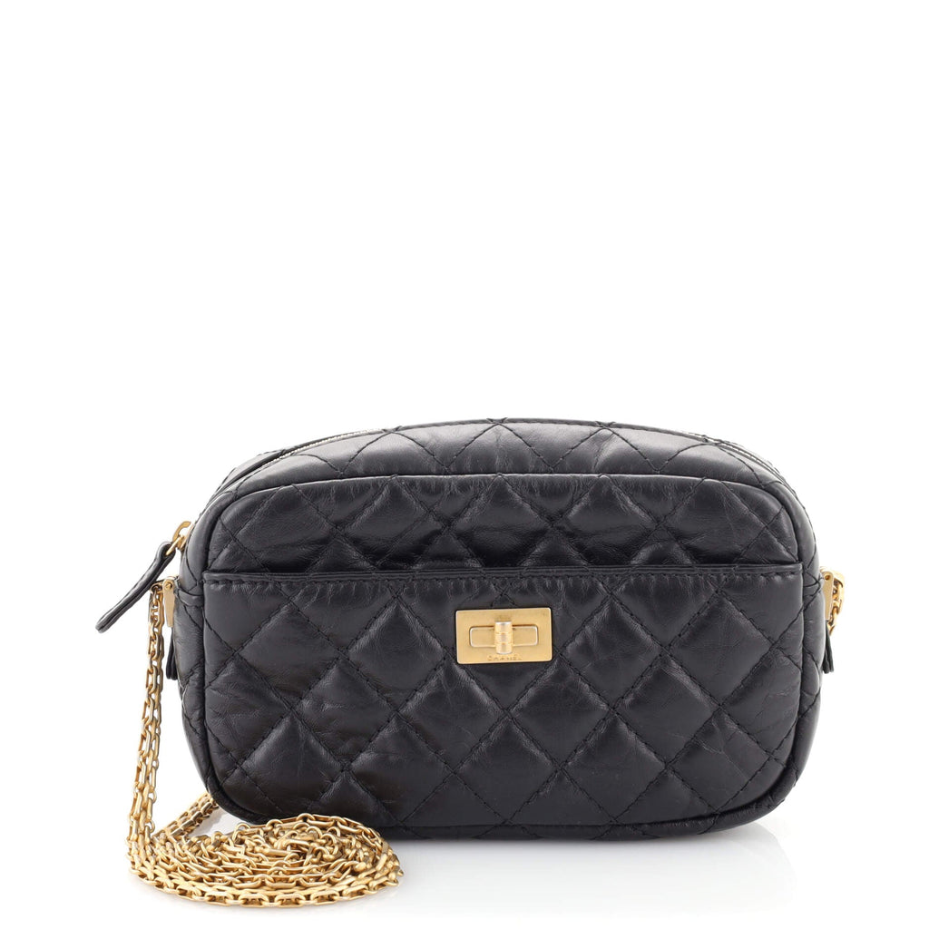 Reissue Camera Crossbody Bag Quilted Aged Calfskin Mini