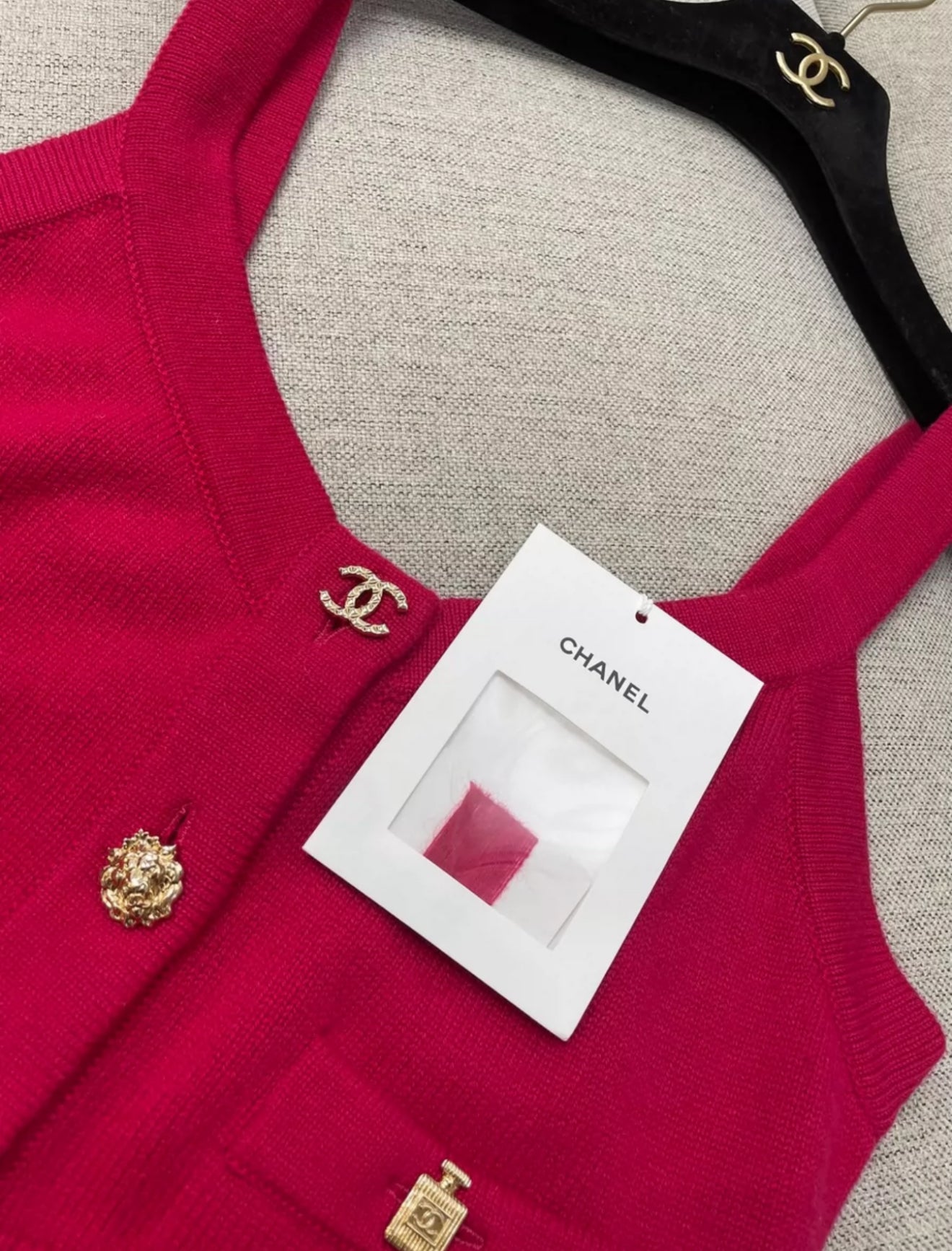 Chanel 22B Fuchsia Top