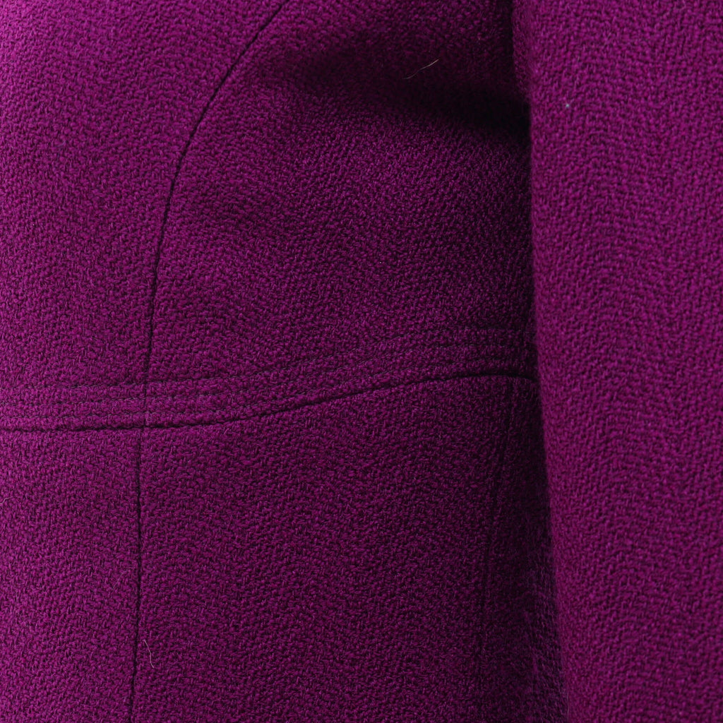 Women's Vintage Button Up Blazer Wool Blend