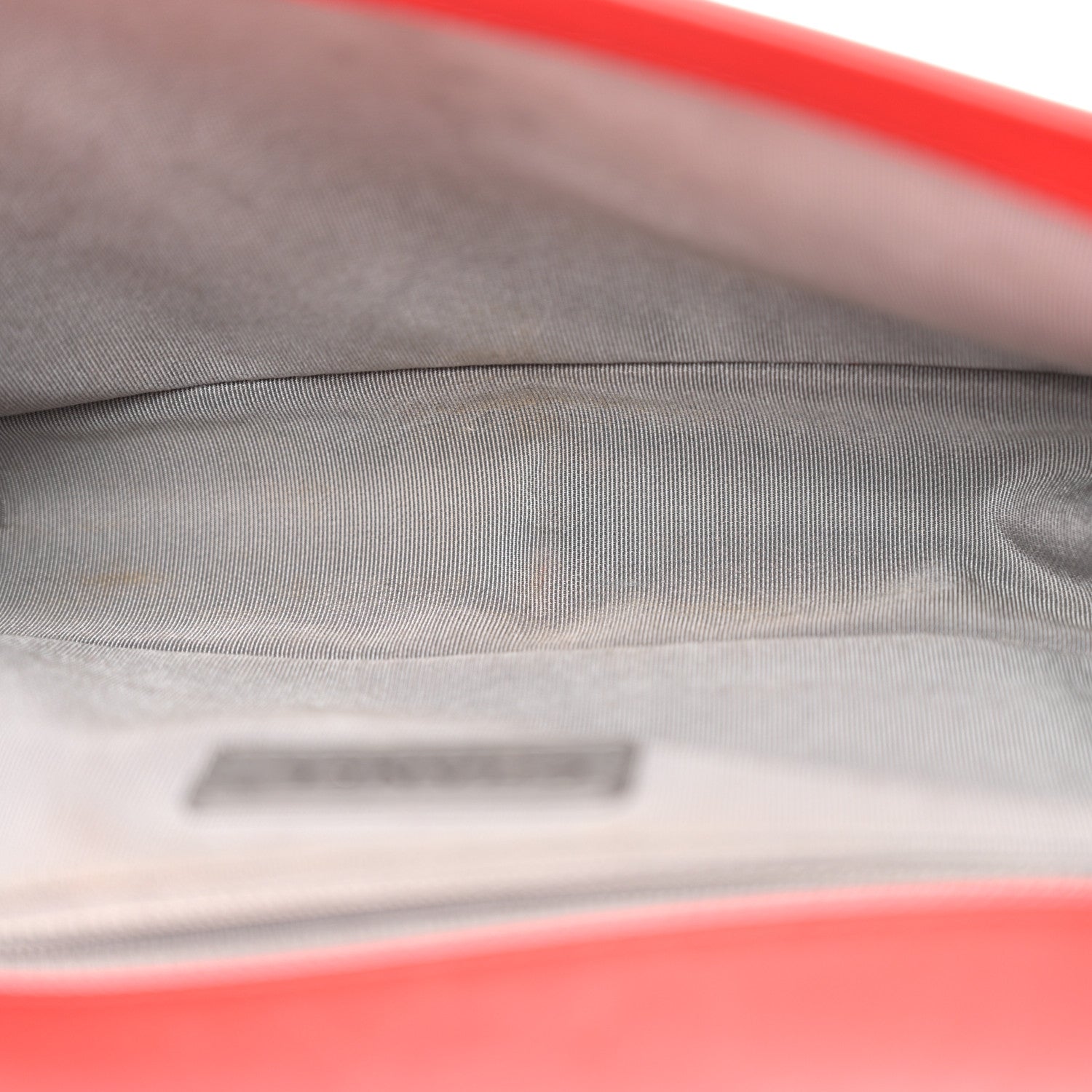 Calfskin Double Stitch New Medium Boy Flap Red