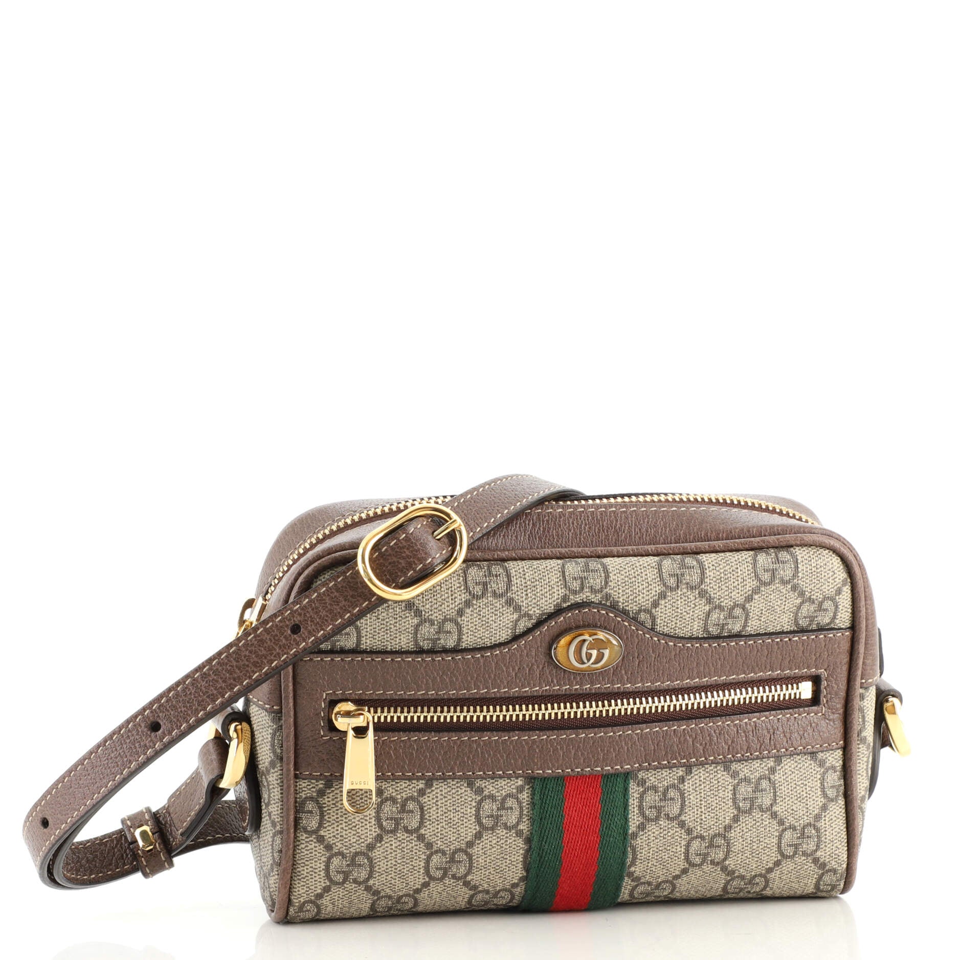 Ophidia Shoulder Bag GG Coated Canvas Mini