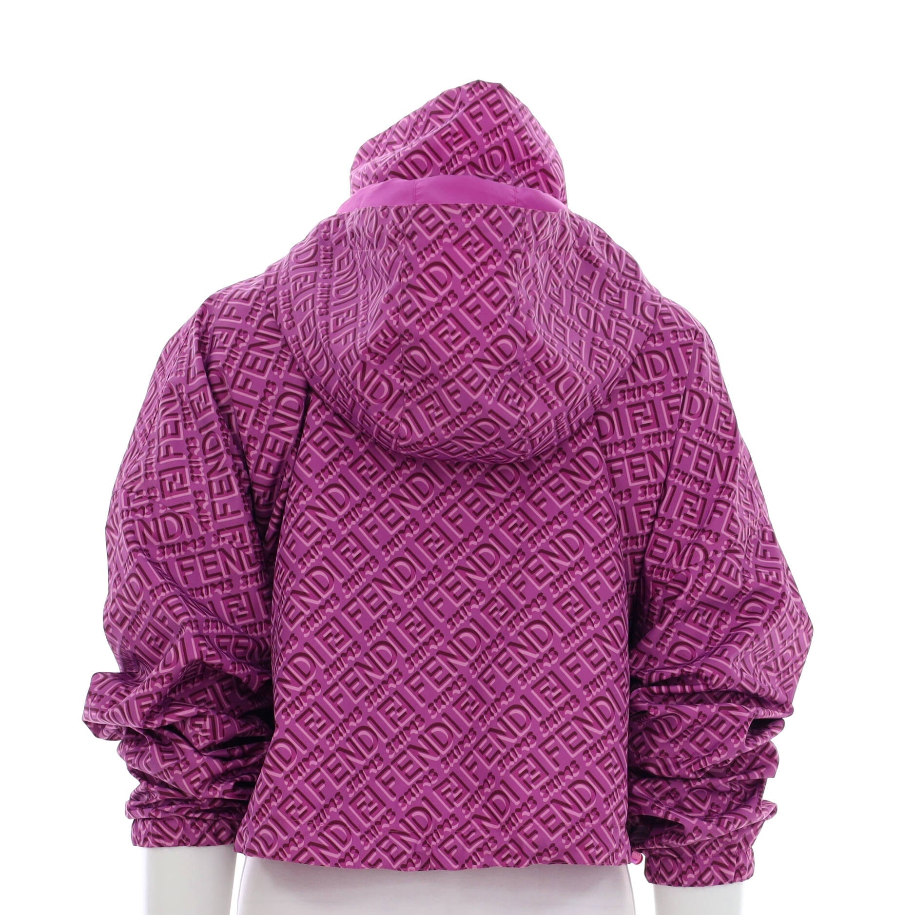 Women's Fendi x Skims Reversible Cropped Windbreaker Printed Polyester