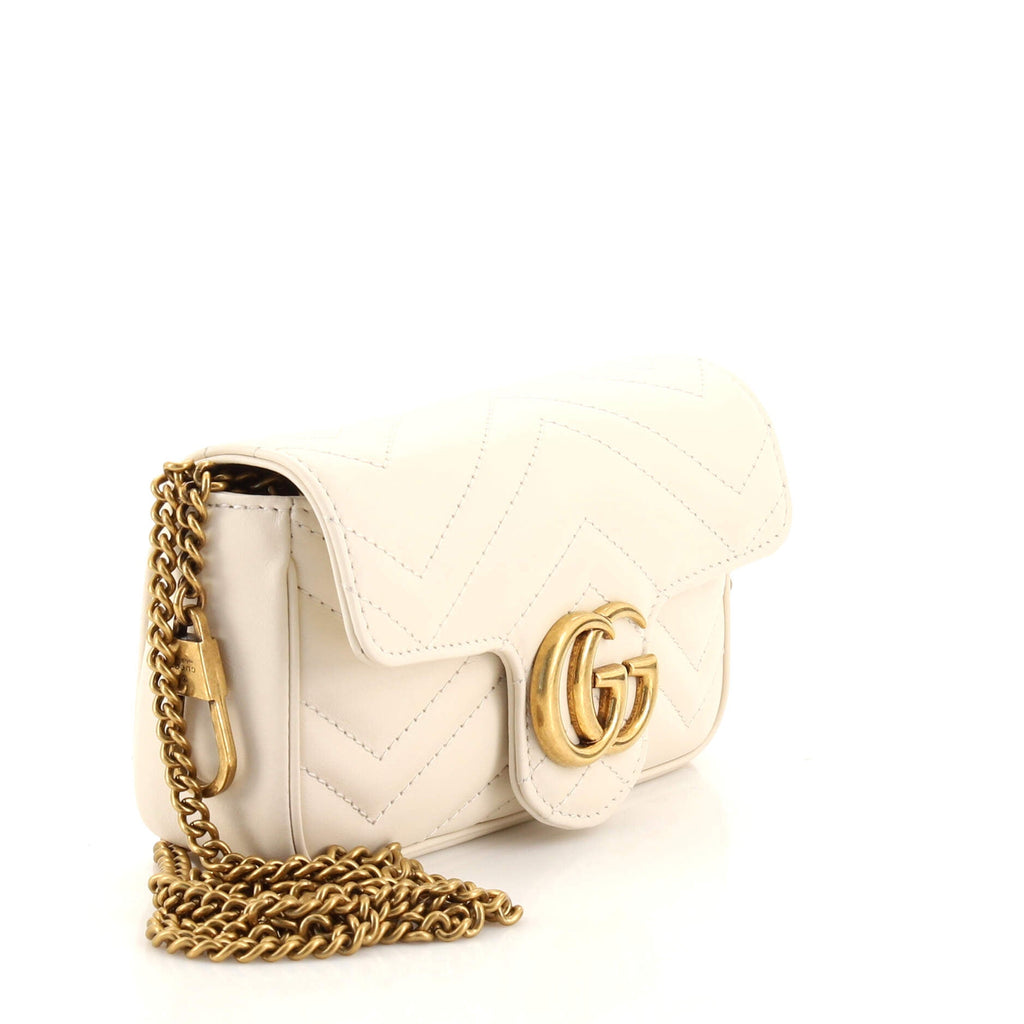 GG Marmont Flap Bag Matelasse Leather Super Mini
