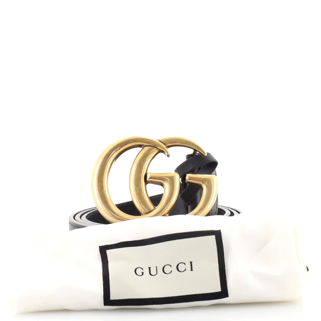 GG Marmont Belt Leather Wide 85