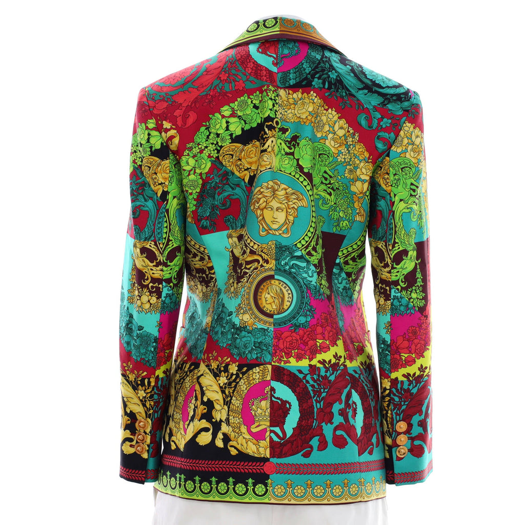Women's Barocco Print Blazer Silk