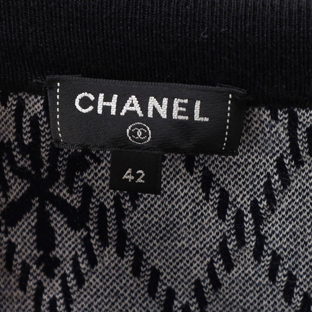 Women's Coco Neige Logo Turtleneck Sweater Quilted Wool Blend