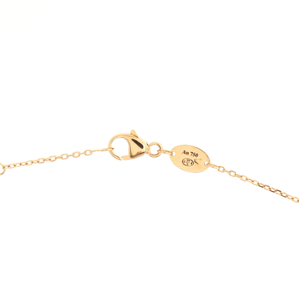 Jeux de Liens Pendant Necklace 18K Rose Gold with Turquoise and Diamond