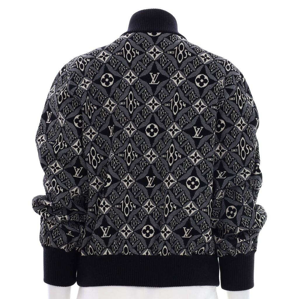Women's Bomber Jacket Limited Edition Since 1854 Monogram Jacquard Wool Blend