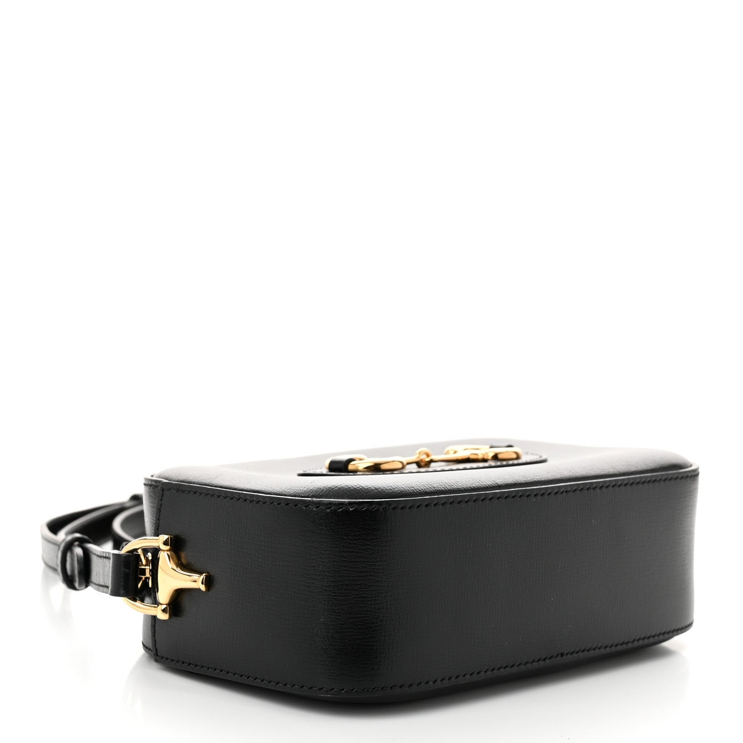 Calfskin Mini Horsebit 1955 Camera Shoulder Bag  Black