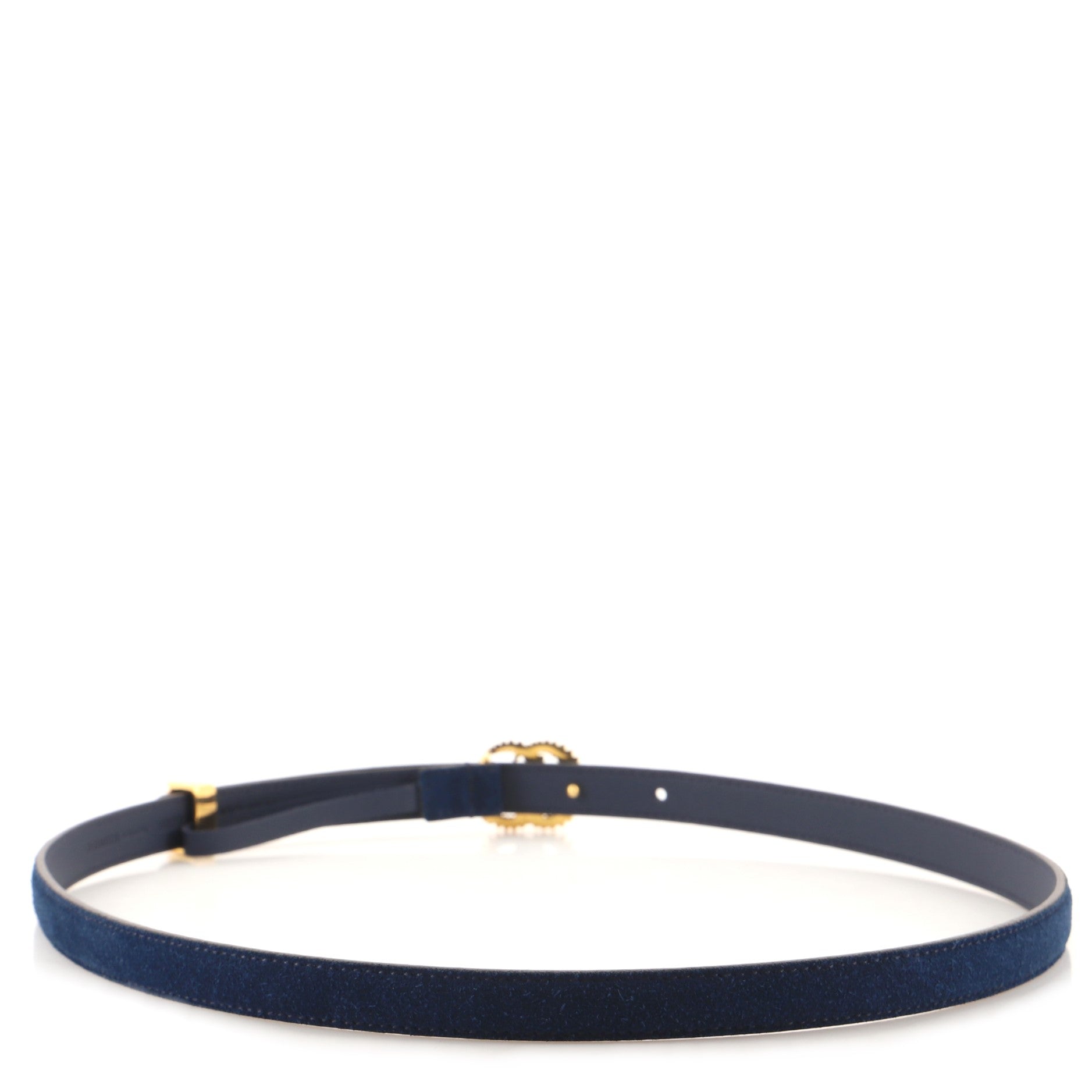 Torchon GG Marmont Belt Suede Thin 80