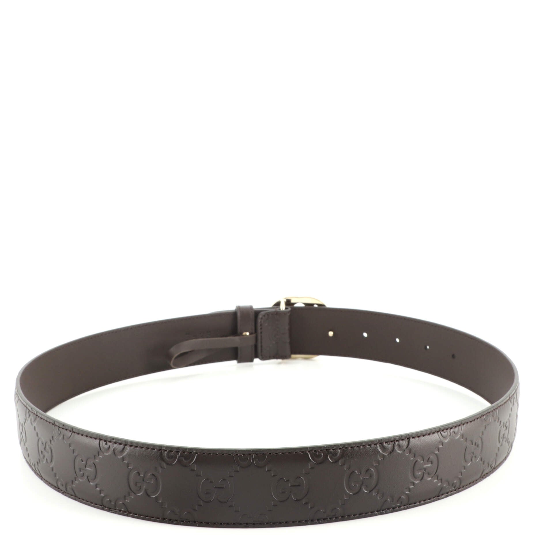 Interlocking G Belt Guccissima Leather Wide 80