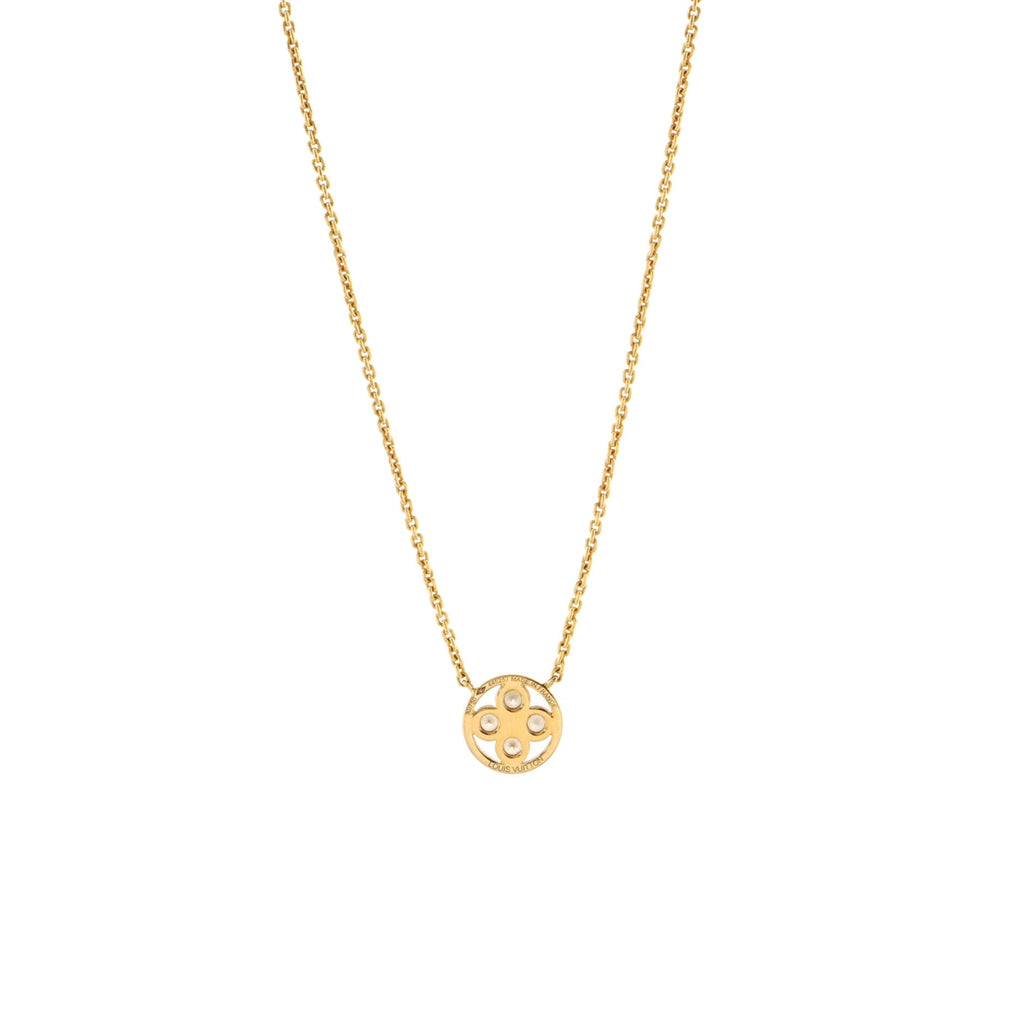 Blossom BB Pendant Necklace 18K Rose Gold with Diamonds