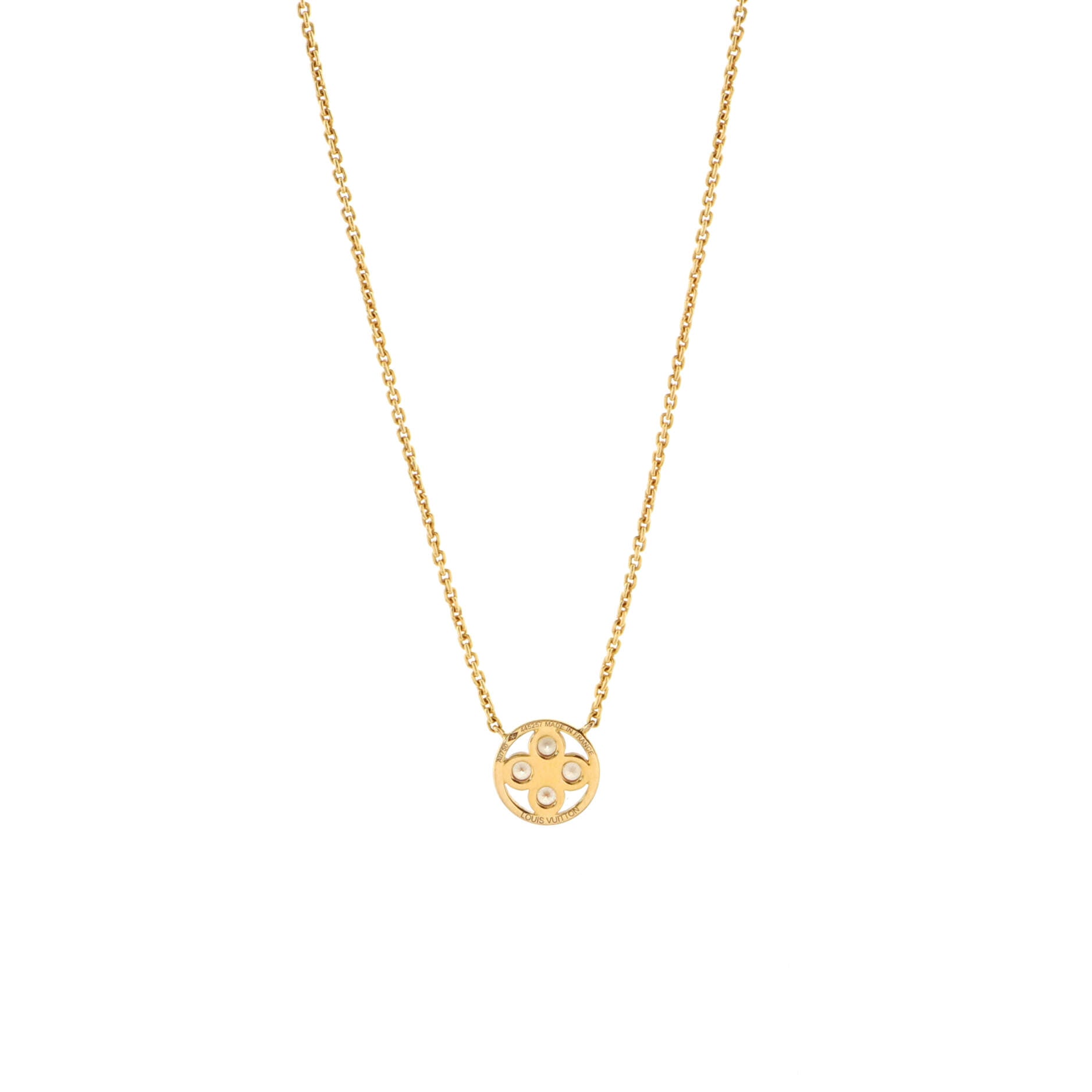 Blossom BB Pendant Necklace 18K Rose Gold with Diamonds