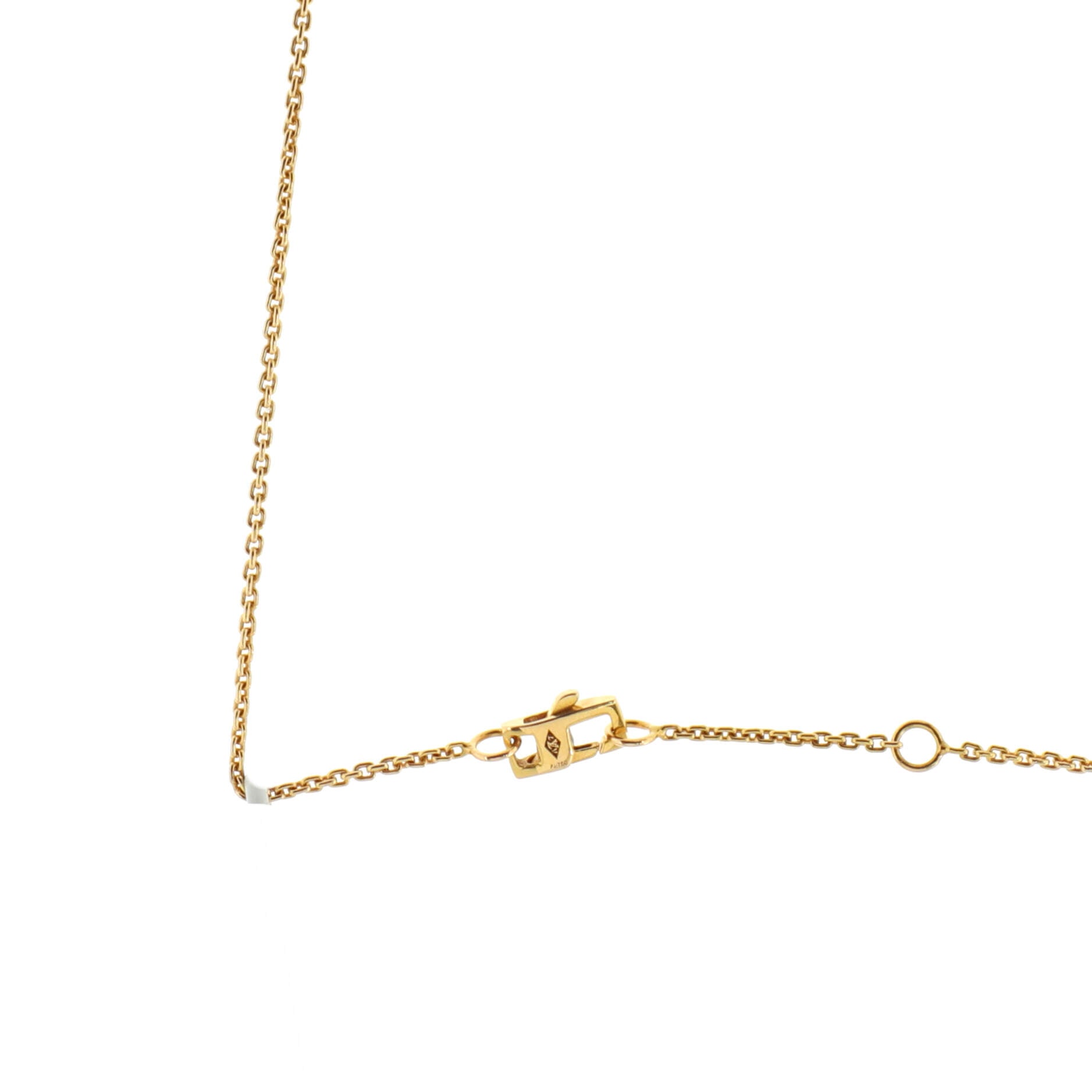 Blossom BB Pendant Necklace 18K Rose Gold with Diamonds