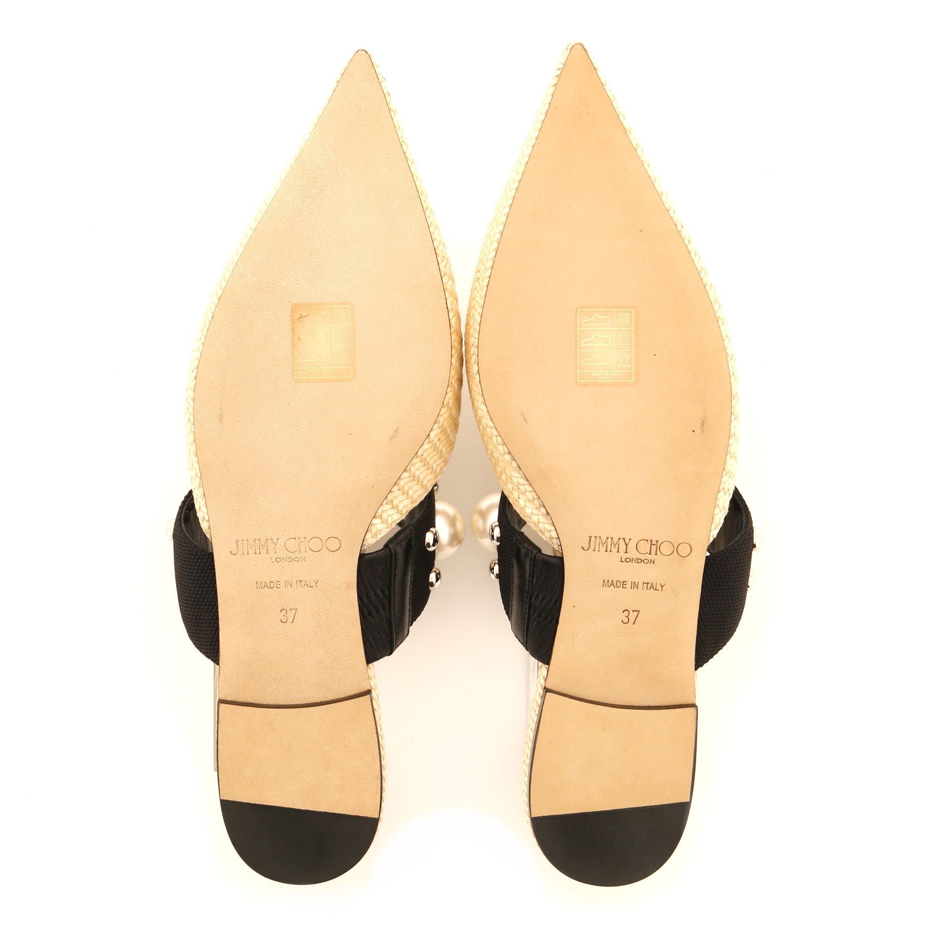 Women's Basette Flat Mules Raffia