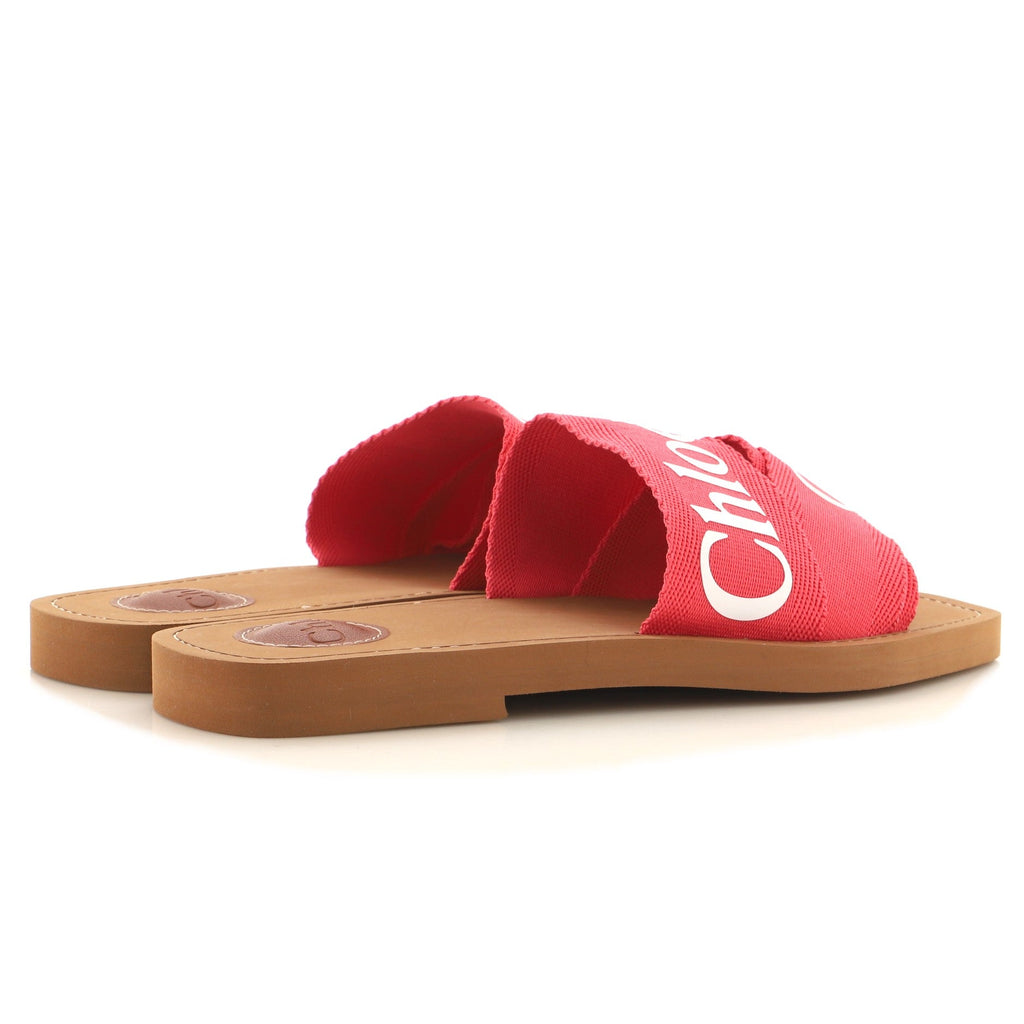 Women's Woody Logo Slide Sandals Fabric