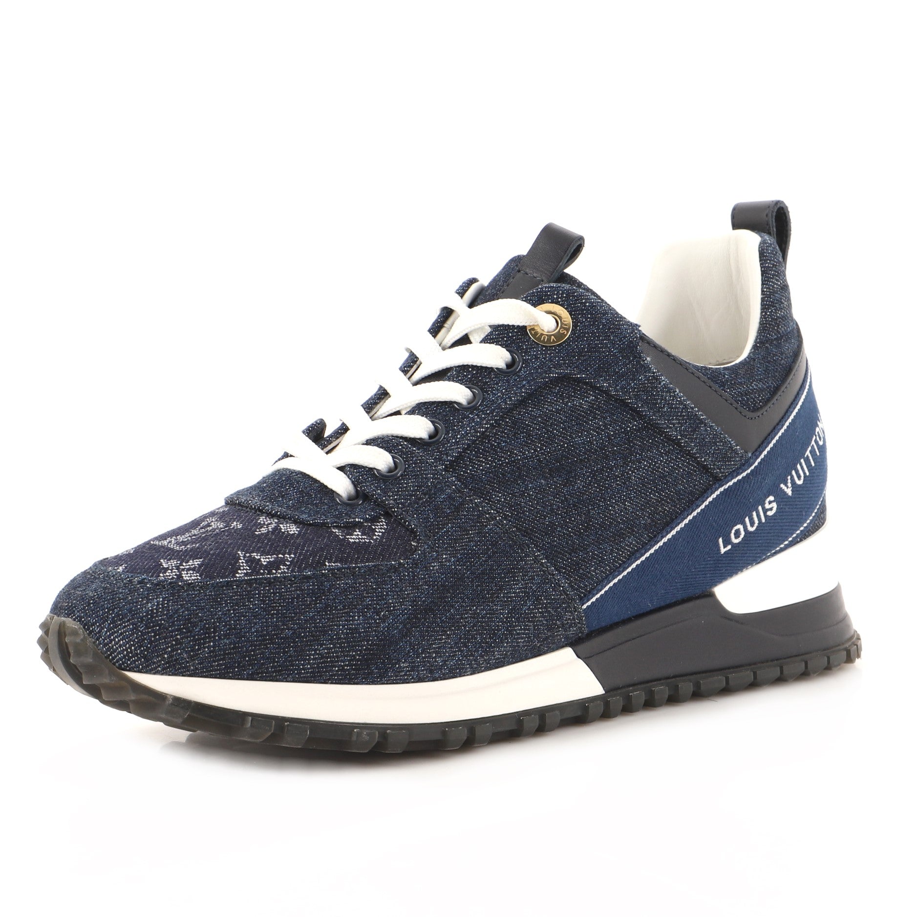 Women's Run Away Sneakers Denim and Monogram Denim