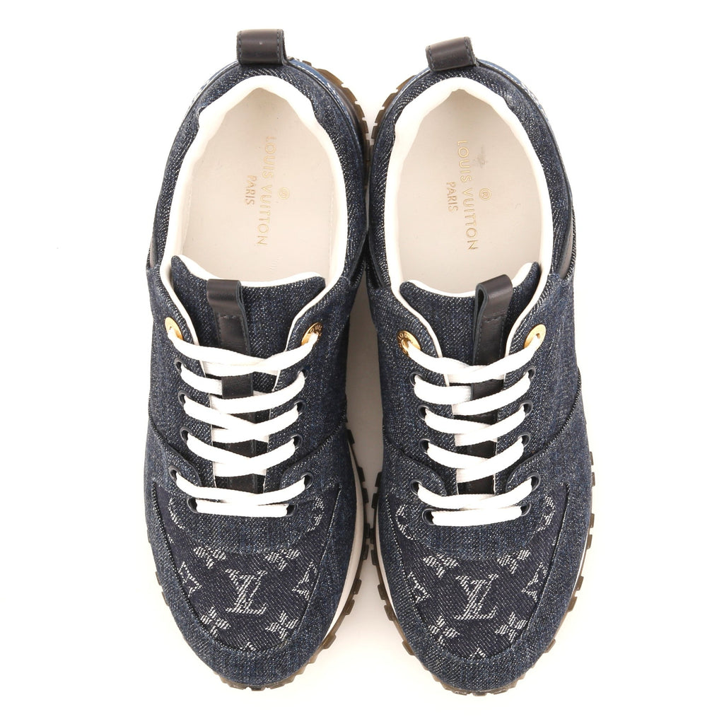 Women's Run Away Sneakers Denim and Monogram Denim