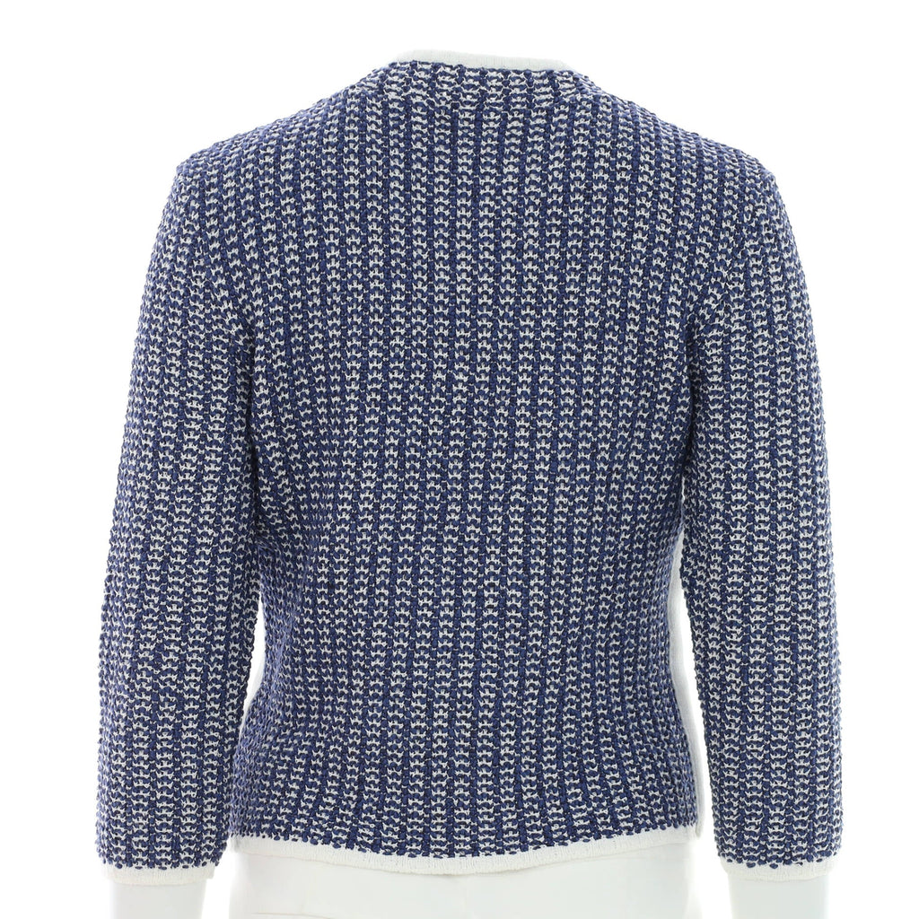 Women's Cropped Sleeve Pullover Knit Cotton Blend