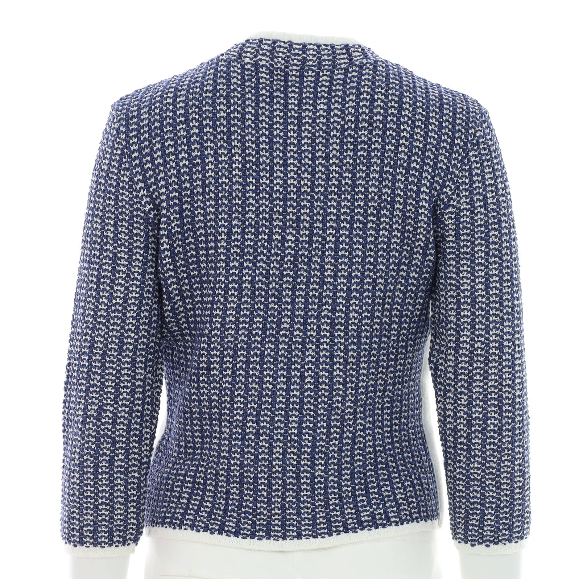 Women's Cropped Sleeve Pullover Knit Cotton Blend