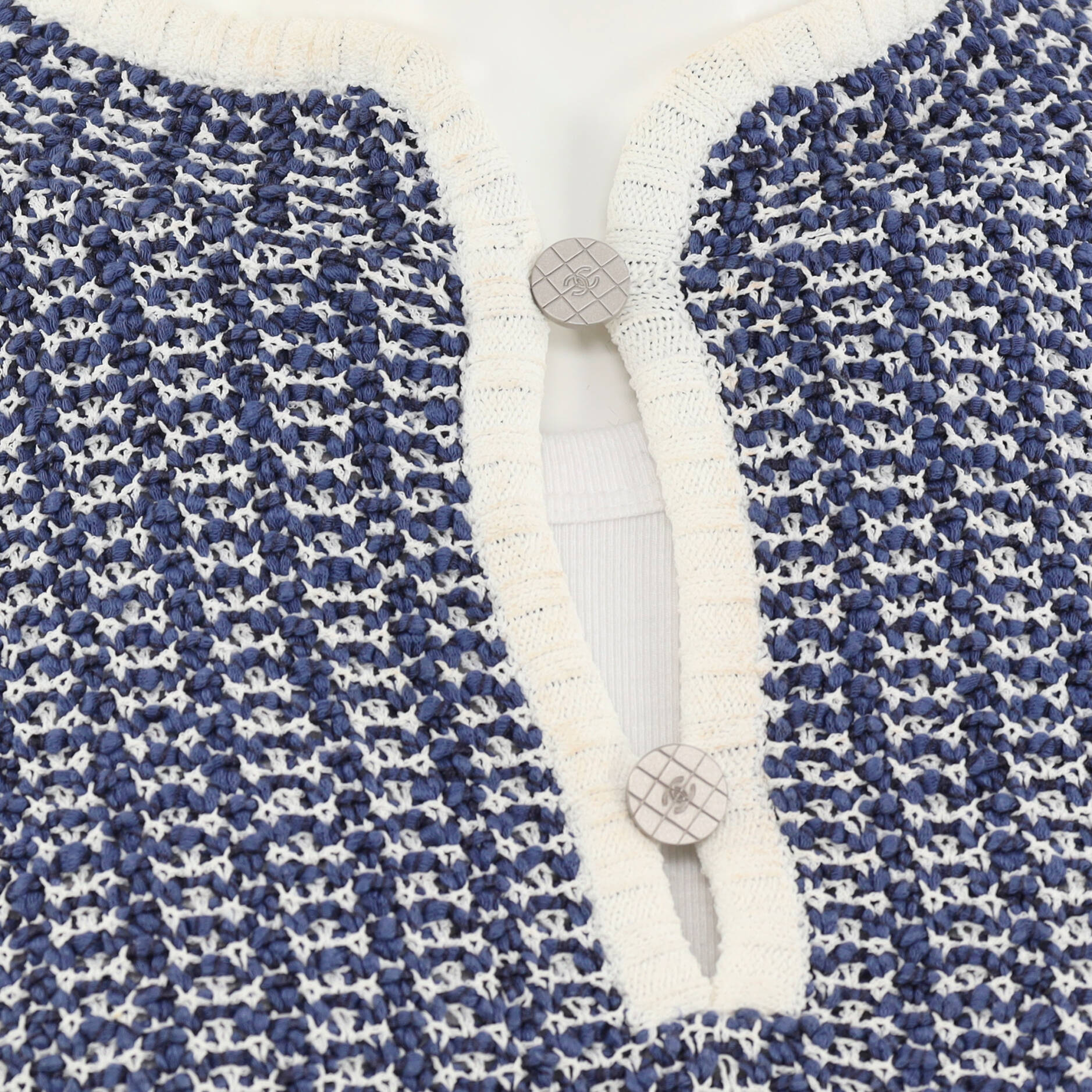 Women's Cropped Sleeve Pullover Knit Cotton Blend