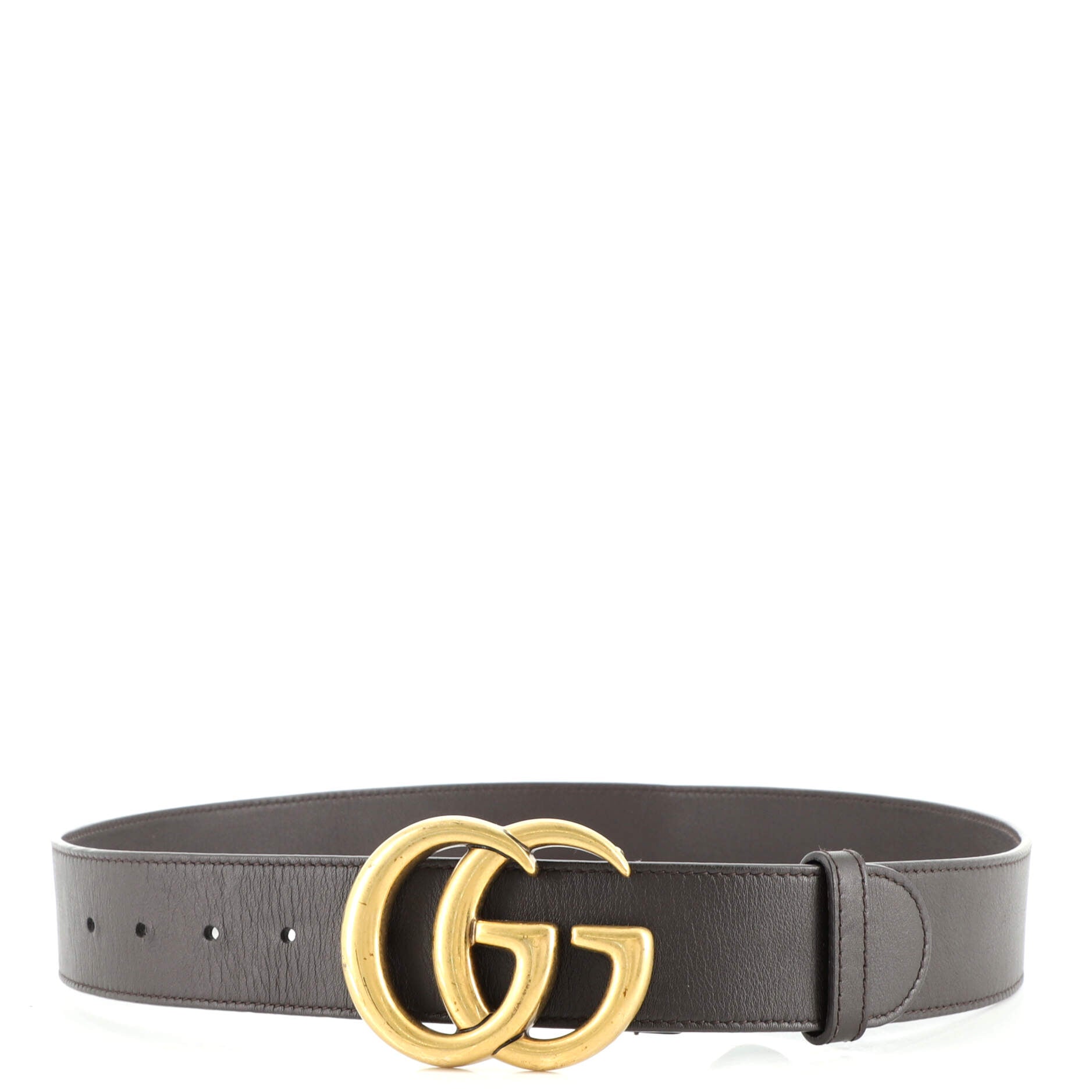 GG Marmont Belt Leather Wide 80