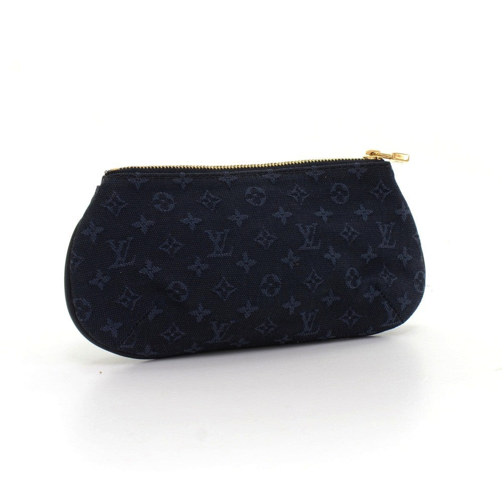 Louis Vuitto Anne Sophie Mini Lin Canvas Clutch Bag