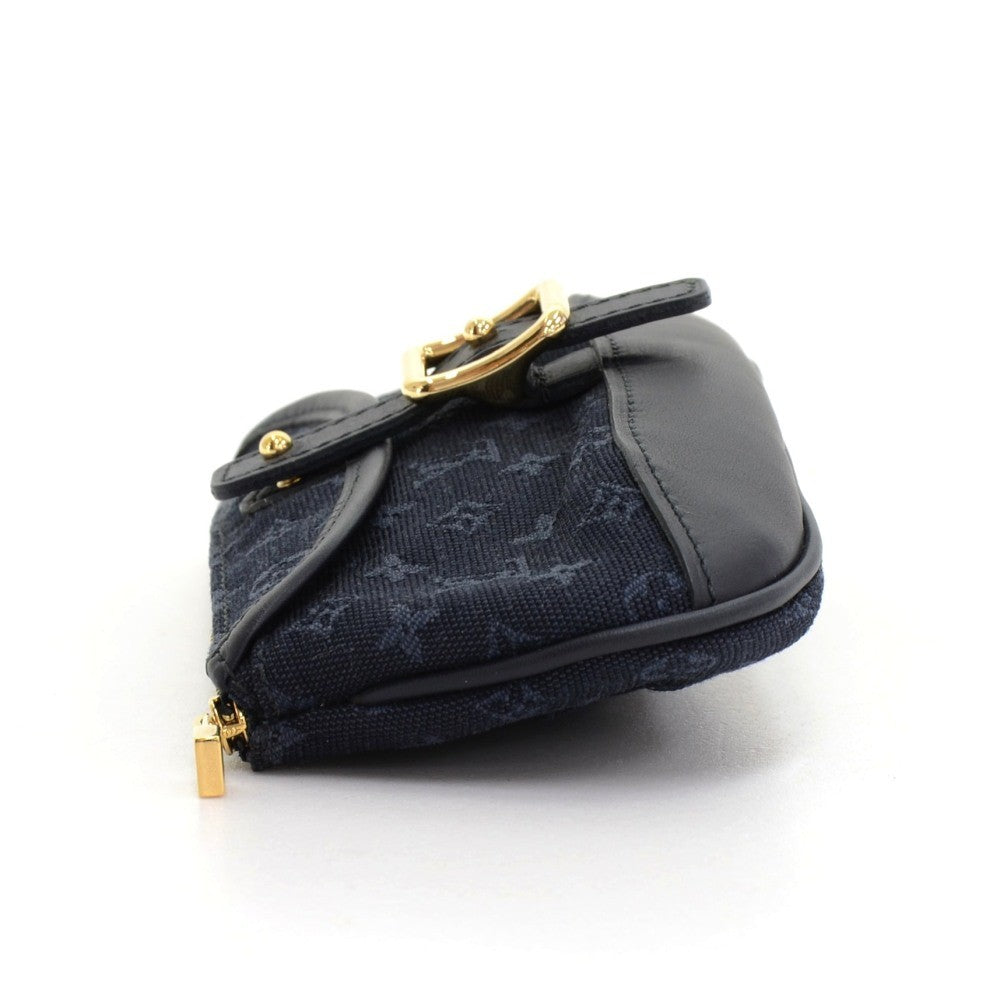 Louis Vuitto Anne Sophie Mini Lin Canvas Clutch Bag