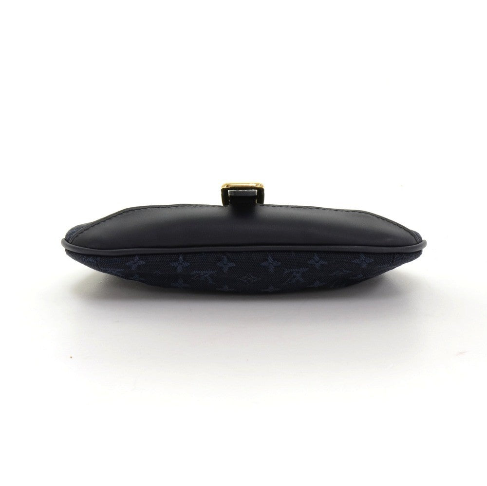 Louis Vuitto Anne Sophie Mini Lin Canvas Clutch Bag