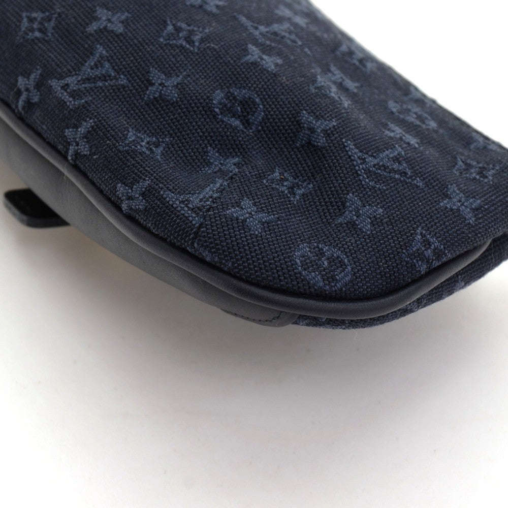Louis Vuitto Anne Sophie Mini Lin Canvas Clutch Bag