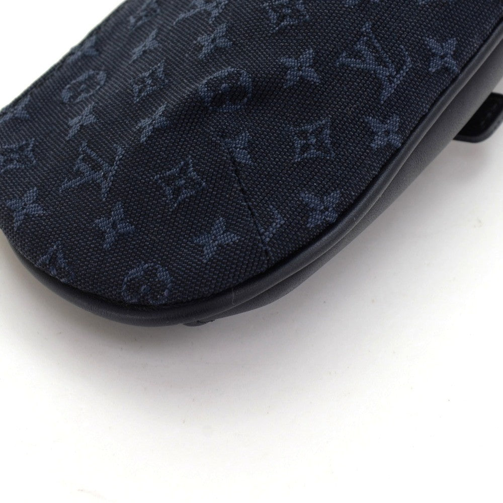 Louis Vuitto Anne Sophie Mini Lin Canvas Clutch Bag