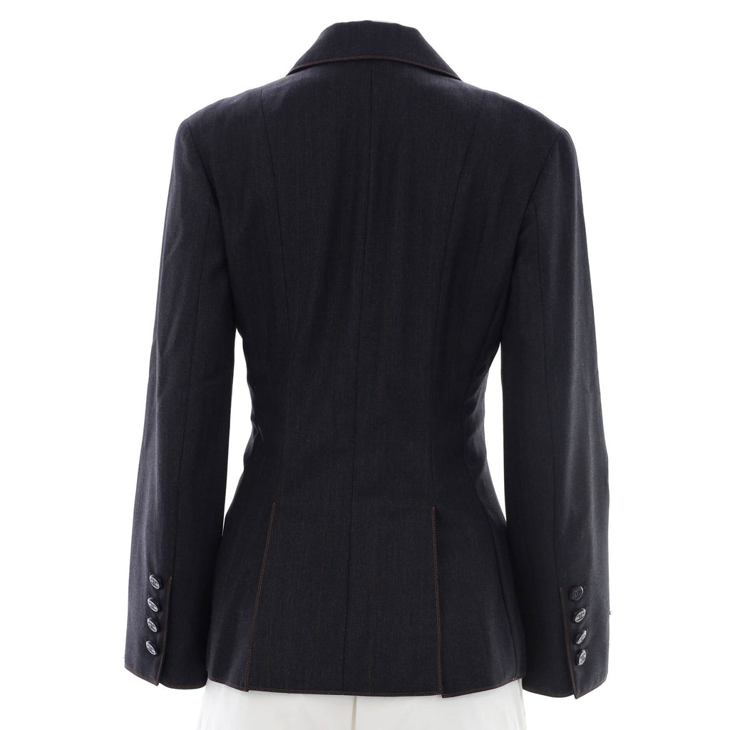 Women's Vintage Double Breasted Jacket Wool