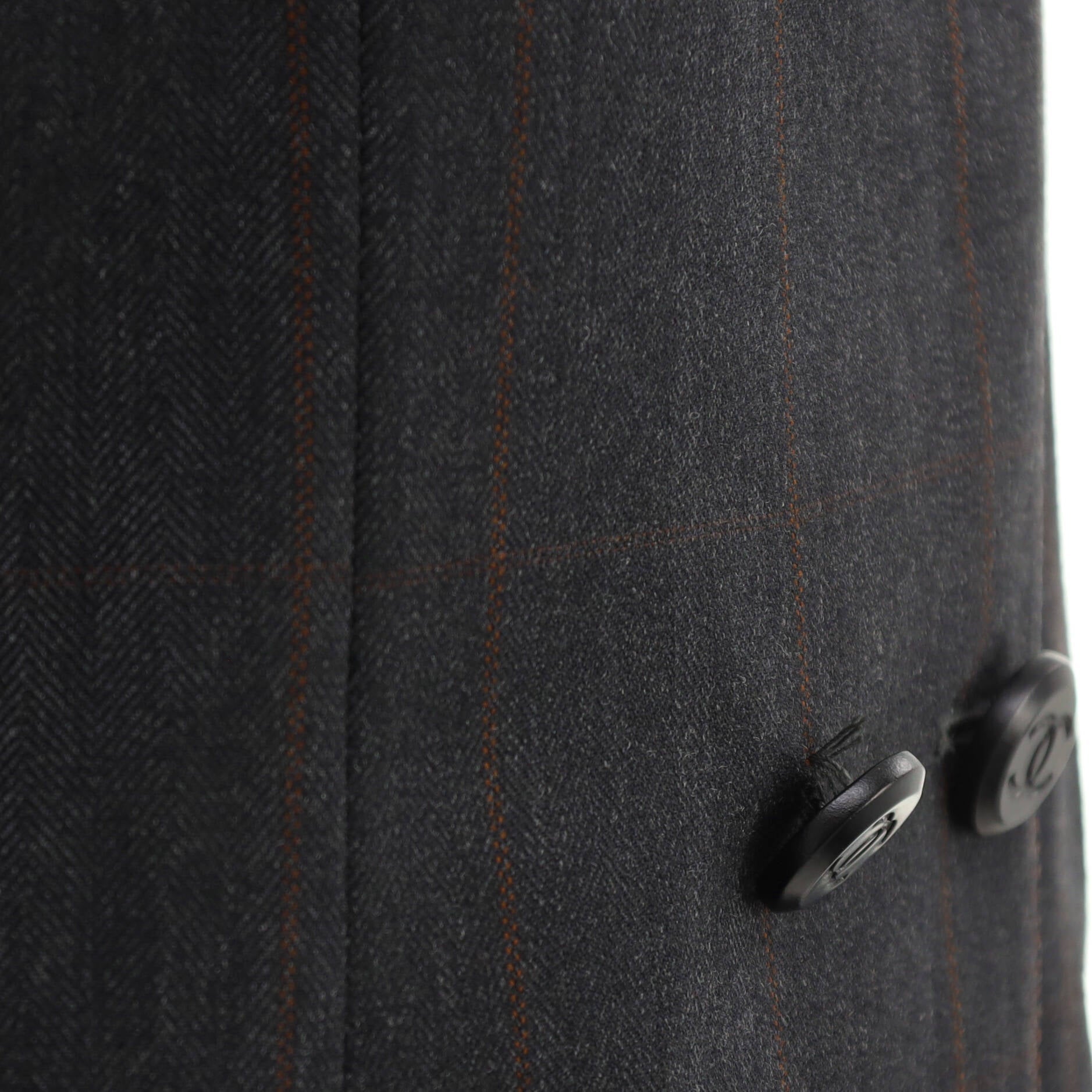Women's Vintage Double Breasted Jacket Wool