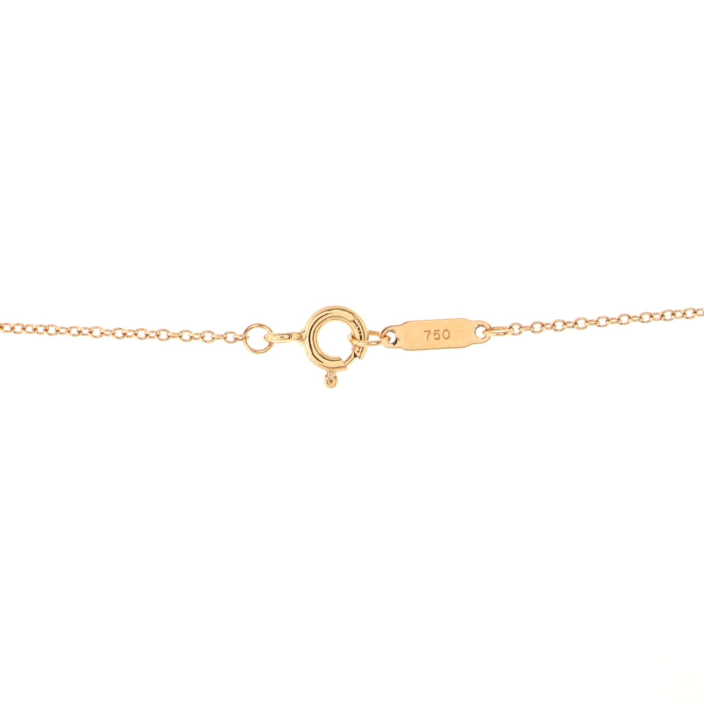 Sentimental Double Heart Pendant Necklace 18K Rose Gold