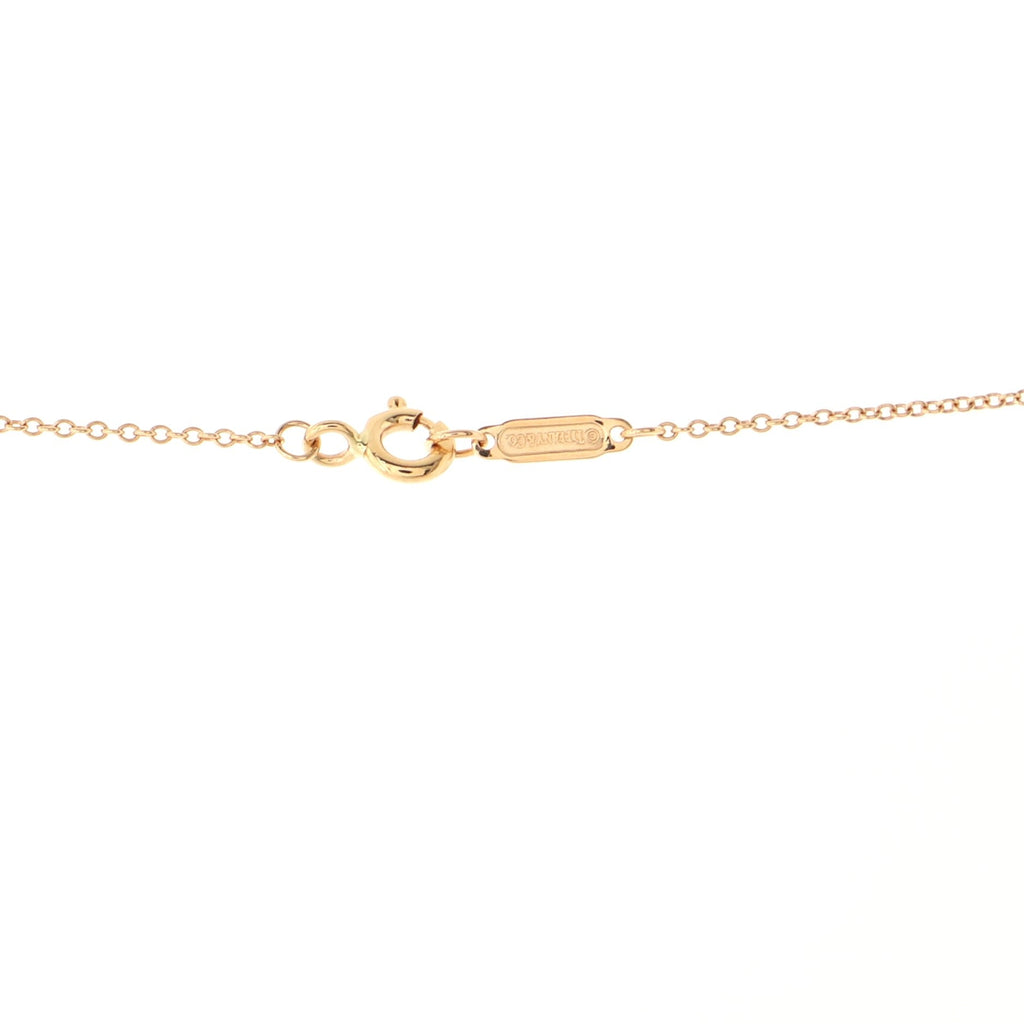 Sentimental Double Heart Pendant Necklace 18K Rose Gold