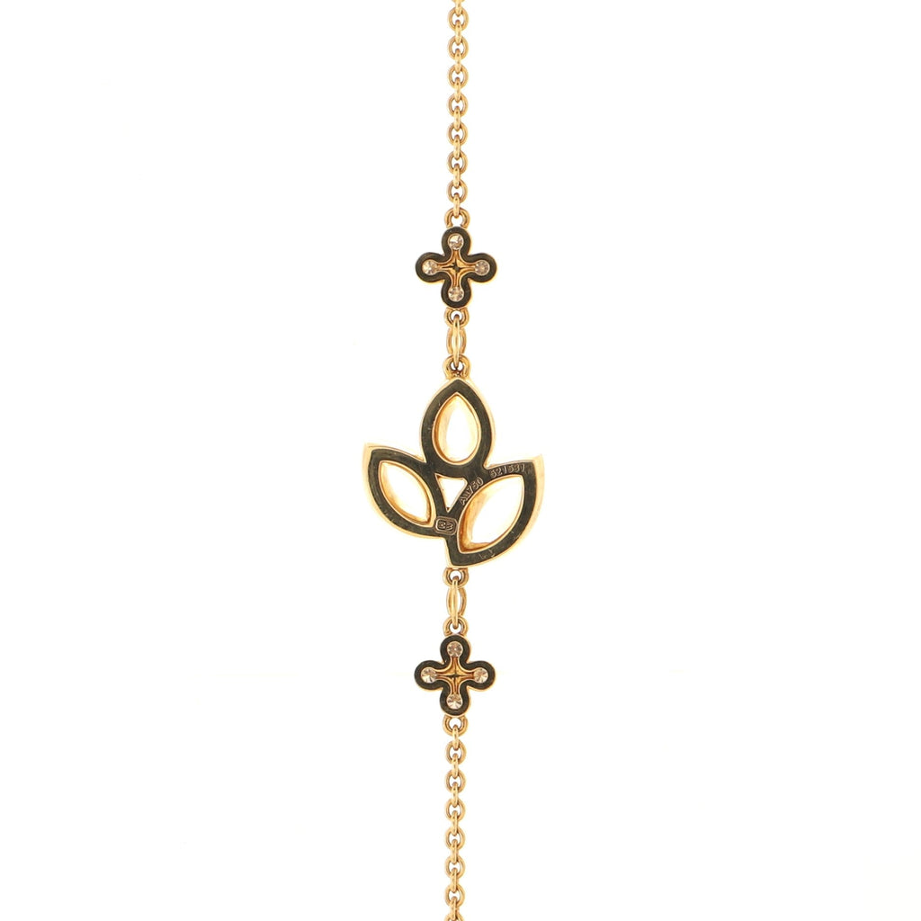 Lily Cluster Bracelet 18K Yellow Gold with Diamonds