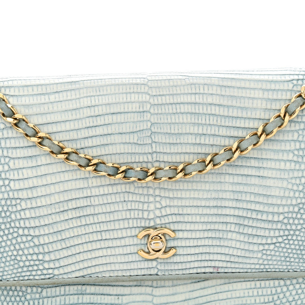 Lizard Wallet on Chain WOC Light Grey