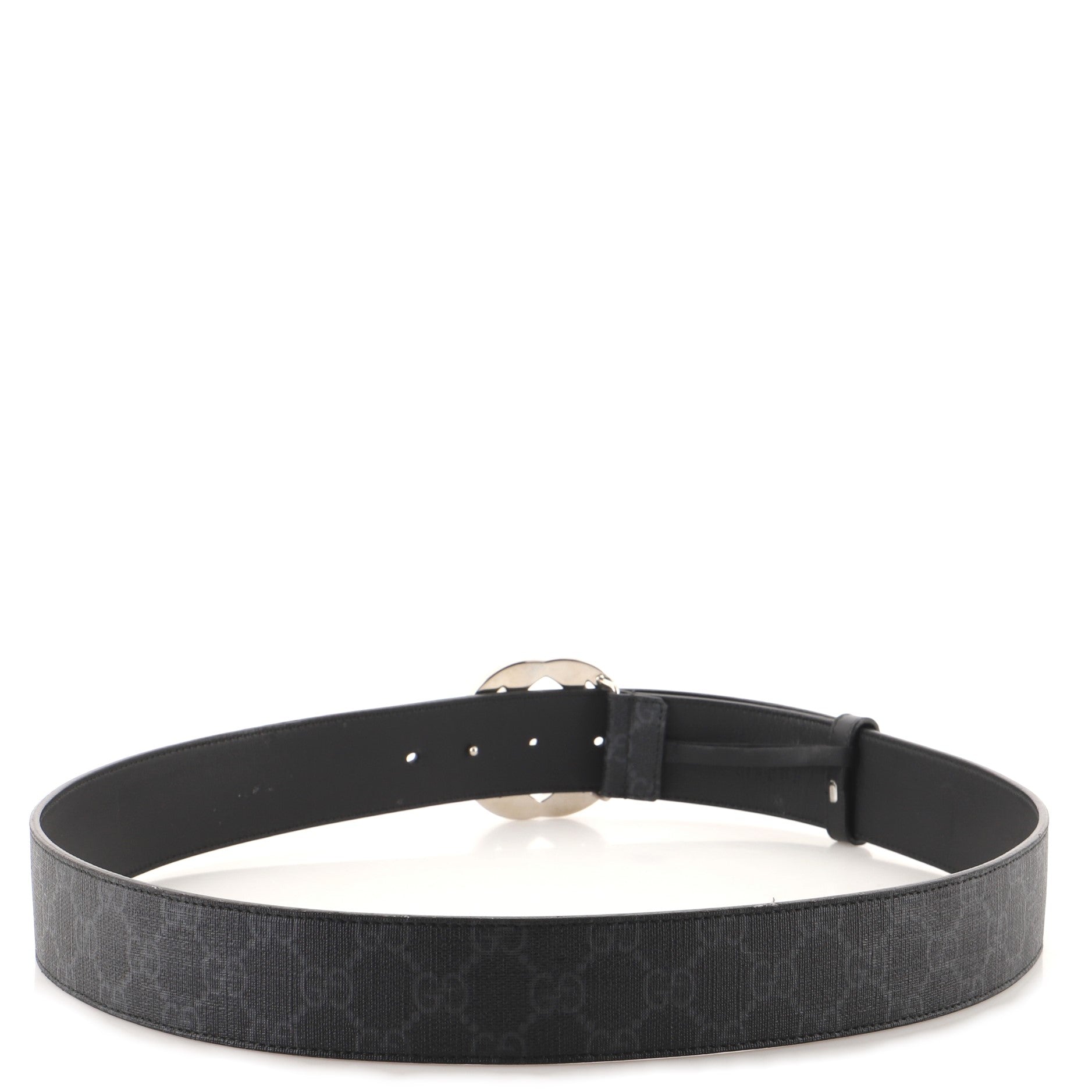 Interlocking G Belt GG Coated Canvas Wide 100