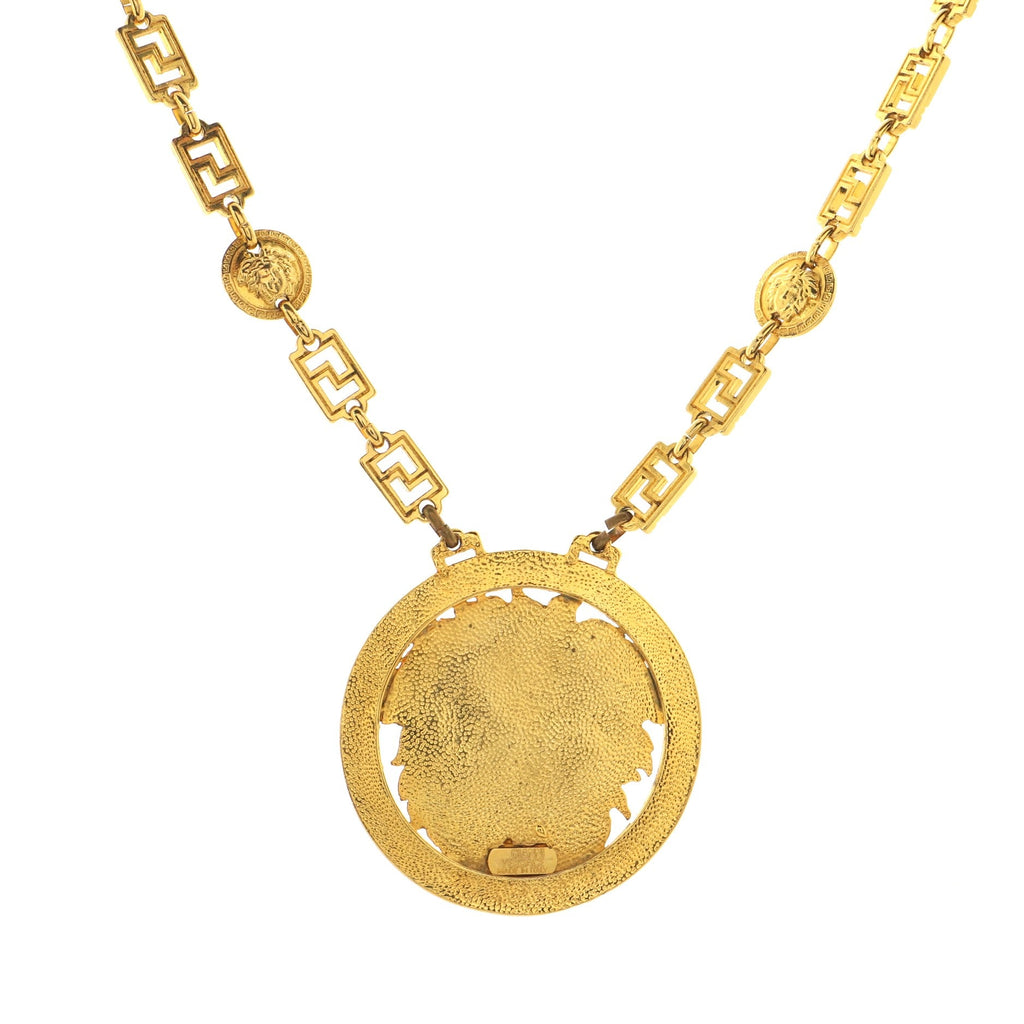 Medusa Medalliom Chain Belt Metal 95