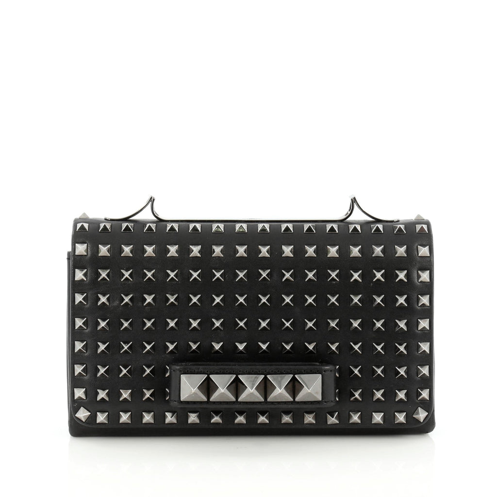 Va Va Voom Clutch Full Studded Leather Medium