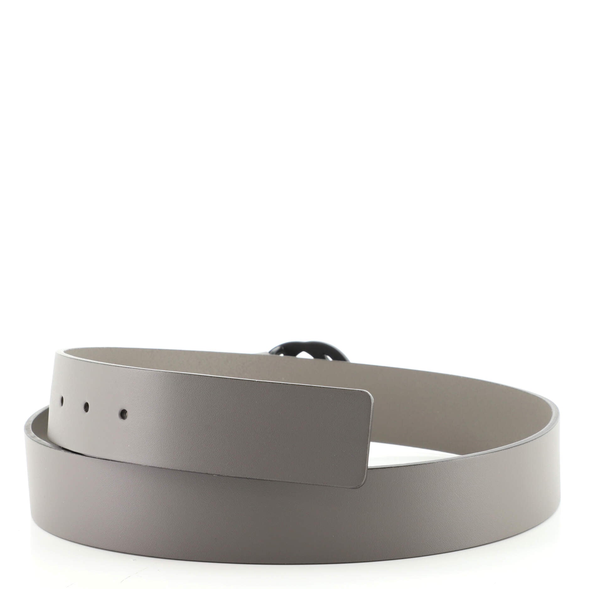 Interlocking G Belt Leather Wide 90