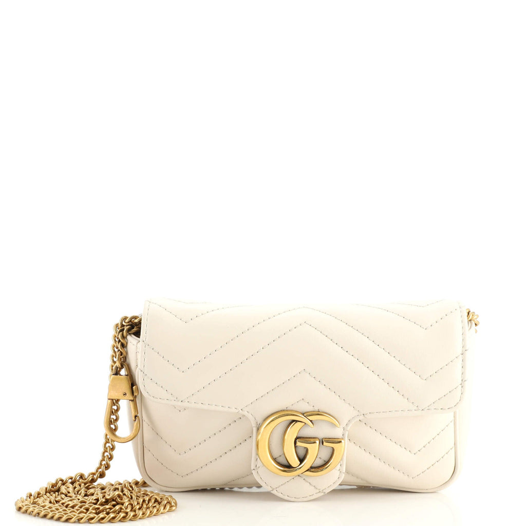 GG Marmont Flap Bag Matelasse Leather Super Mini